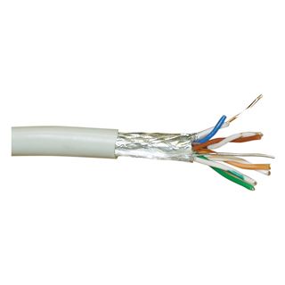 (€0,60*/1m) 50.00m InLine Cat. 5e Verlegekabel SF/UTP AWG24 /
