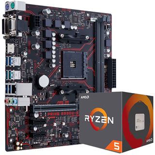 Asus PRIME B350M-E + AMD RYZEN 5 1500X