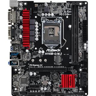 ASRock H110M-G/M.2 Intel H110 So.1151 Dual Channel DDR4 mATX Retail