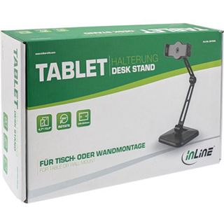 InLine Tablet Halterung für Wand- oder Tischmontage, universal