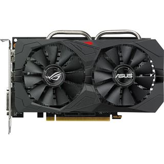 4GB Asus Radeon RX 560 ROG Strix O4G Gaming 16CU Aktiv PCIe 3.0 x16