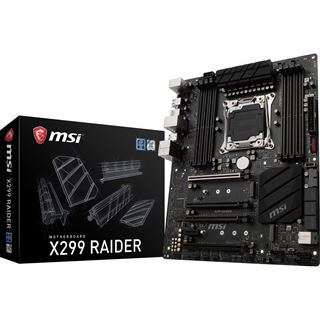 MSI X299 Raider Intel X299 So.2066 Quad Channel DDR4 ATX Retail