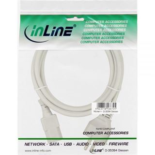 (€3,83*/1m) 1.80m InLine Stromkabel Schutzkontakt Stecker auf