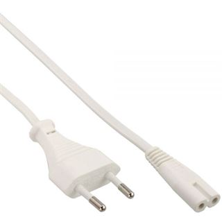 (&euro;2,30*/1m) 3.00m InLine Stromkabel Euro Stecker auf Euro 8