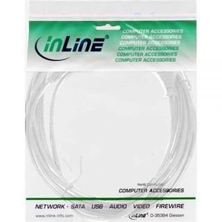 (&euro;2,30*/1m) 3.00m InLine Stromkabel Euro Stecker auf Euro 8