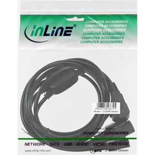 (€7,90*/1m) 1.00m InLine Stromkabel Y-Kabel Schutzkontakt