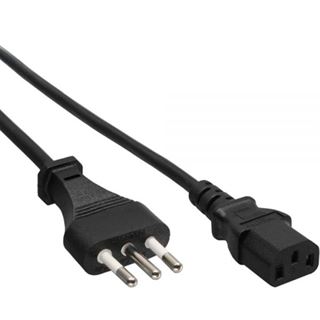 (€9,80*/1m) 0.50m InLine Stromkabel Stecker Italien auf