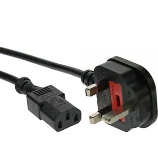 (€2,63*/1m) 3.00m InLine Stromkabel Stecker England auf