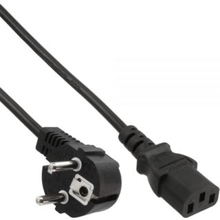 (€9,80*/1m) 0.50m InLine Stromkabel gewinkelt Schutzkontakt
