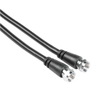 1.50m Hama Antenne Anschlusskabel F-Stecker auf F Stecker Schwarz