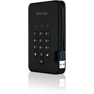 1TB ISG diskAshur2 IS-DA2-256-1000-B 2.5" (6.4cm) USB 3.1 schwarz