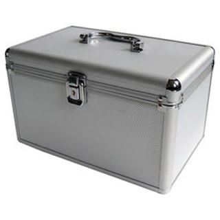 MediaRange Archivierungskoffer für 120 CD/CDs, silber