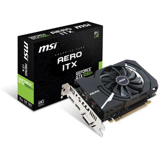 4GB MSI GeForce GTX 1050 Ti AERO ITX OCV1 Aktiv PCIe 3.0 x16 (Retail)