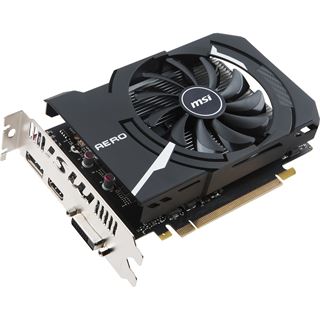 4GB MSI GeForce GTX 1050 Ti AERO ITX OCV1 Aktiv PCIe 3.0 x16 (Retail)