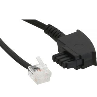 (€1,95*/1m) 2.00m InLine TAE-F Anschlusskabel TAE-F Stecker auf