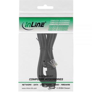 (€1,95*/1m) 2.00m InLine TAE-F Anschlusskabel TAE-F Stecker auf