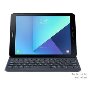 Samsung Keyboard Book Case mit Tastatur für Tab S3, dunkelgrau