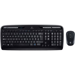 Logitech MK330 Wireless Combo Deutsch USB schwarz