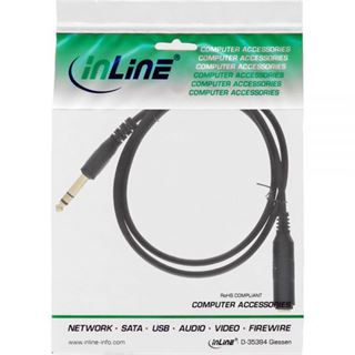 (€4,90*/1m) 1.00m InLine Audio Verlängerungskabel Standard
