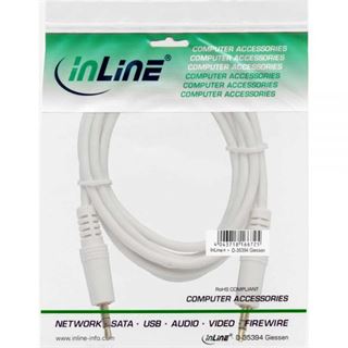 (€1,95*/1m) 2.00m InLine Audio Anschlusskabel Standard 3.5mm