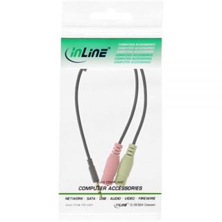 (&euro;2,45*/1m) 2.00m InLine Audio Adapterkabel 3.5mm Klinke Stecker