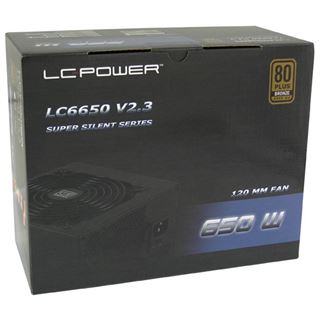 650 Watt LC-Power Super Silent LC6650 80+ Bronze