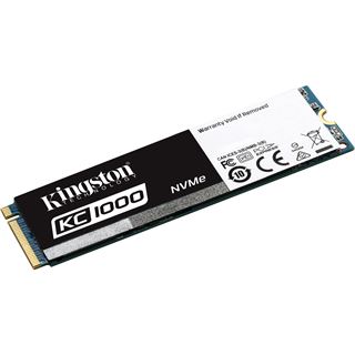 960GB Kingston KC1000 NVMe M.2 2280 PCIe 3.0 x4 32Gb/s MLC NAND