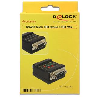 Delock RS-232 Tester DB9 -> DB9 Bu/St