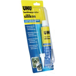 UHU Hochtemperatur-Silikon, 80 ml Tube, schwarz