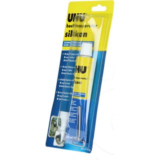 UHU Hochtemperatur-Silikon, 80 ml Tube, schwarz