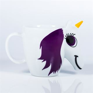 ThumbsUp! Tasse "Unicorn Mug" Einhorn Tasse mit Farbwechsel
