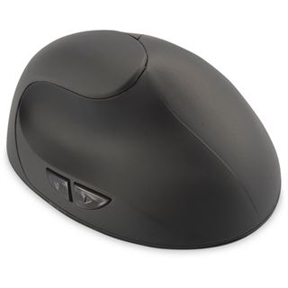 Digitus Ergonomische Vertikalmaus USB schwarz (kabellos)