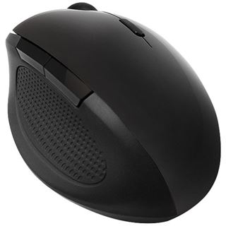 LogiLink Ergonomische Funkmaus USB schwarz (kabellos)