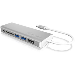 Icy Box Dockingstation IcyBox Notebook USB C -> USB3.0, HDM,