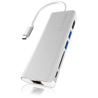Icy Box Dockingstation IcyBox Notebook USB C -> USB3.0, HDM,
