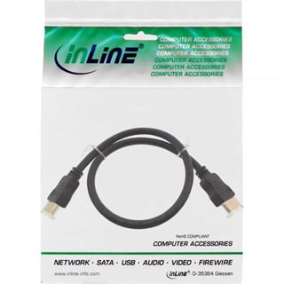 (&euro;5,38*/1m) 5.00m InLine HDMI Anschlusskabel Premium