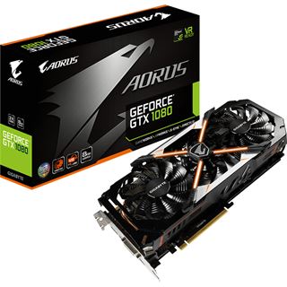 8GB Gigabyte GeForce GTX 1080 AORUS Rev. 2.0 Aktiv PCIe 3.0 x16