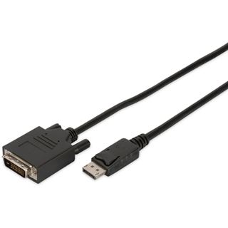 Digitus DisplayPort Adapterkab.DP-DVI, St/St 1,1a 2,0m 24+1
