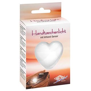 WEDO LED-Handtaschenlicht in Herzform, mit Infrarot-Sensor