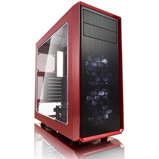 Fractal Design Focus G mit Sichtfenster Midi Tower ohne Netzteil rot