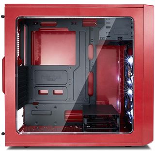 Fractal Design Focus G mit Sichtfenster Midi Tower ohne Netzteil rot