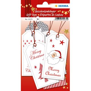 HERMA Weihnachts-Geschenkanhänger "Xmas"
