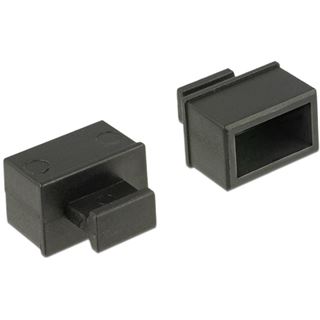 Delock Staubschutz f&uuml;r SFP-Schacht m.Griff 10St. schwarz