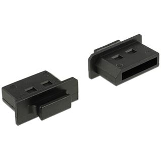 Delock Staubschutz f&uuml;r Displayport-Buchse m.Griff 10St. schwarz