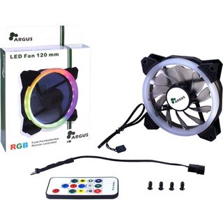 Inter-Tech Argus RS01 RGB 120x120x25mm 1200 U/min 20 dB(A)