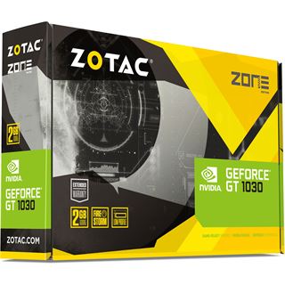 2GB ZOTAC GeForce GT 1030 Zone Edition Passiv PCIe 3.0 x16 (Retail)