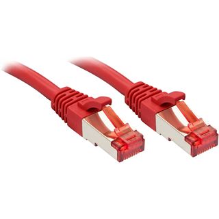 2.00m Lindy Cat. 6 Patchkabel S/FTP RJ45 Stecker auf RJ45 Stecker Rot