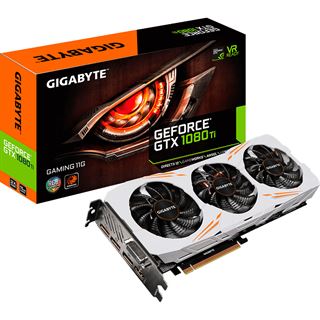 11GB Gigabyte GeForce GTX 1080 Ti Gaming 11G Aktiv PCIe 3.0 x16