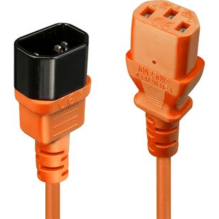 (&euro;6,90*/1m) 1.00m Lindy IEC Verl&auml;ngerungskabel IEC-Stecker