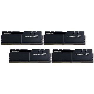 32GB G.Skill Trident Z schwarz DDR4-4133 DIMM CL19 Quad Kit